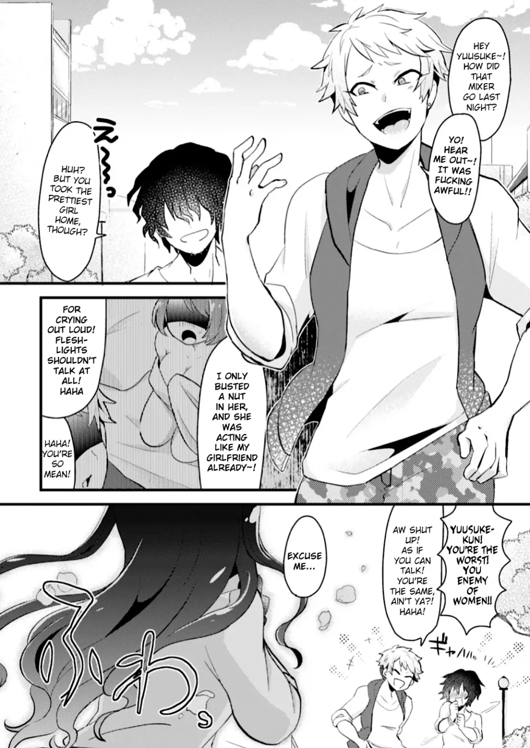 [Yamamoto Manami] Otokonoko VS Yarichin ~Yarisute Shippai! Mesuinu Choukyou Taikyuusen!?~ Fhentai - Page 3