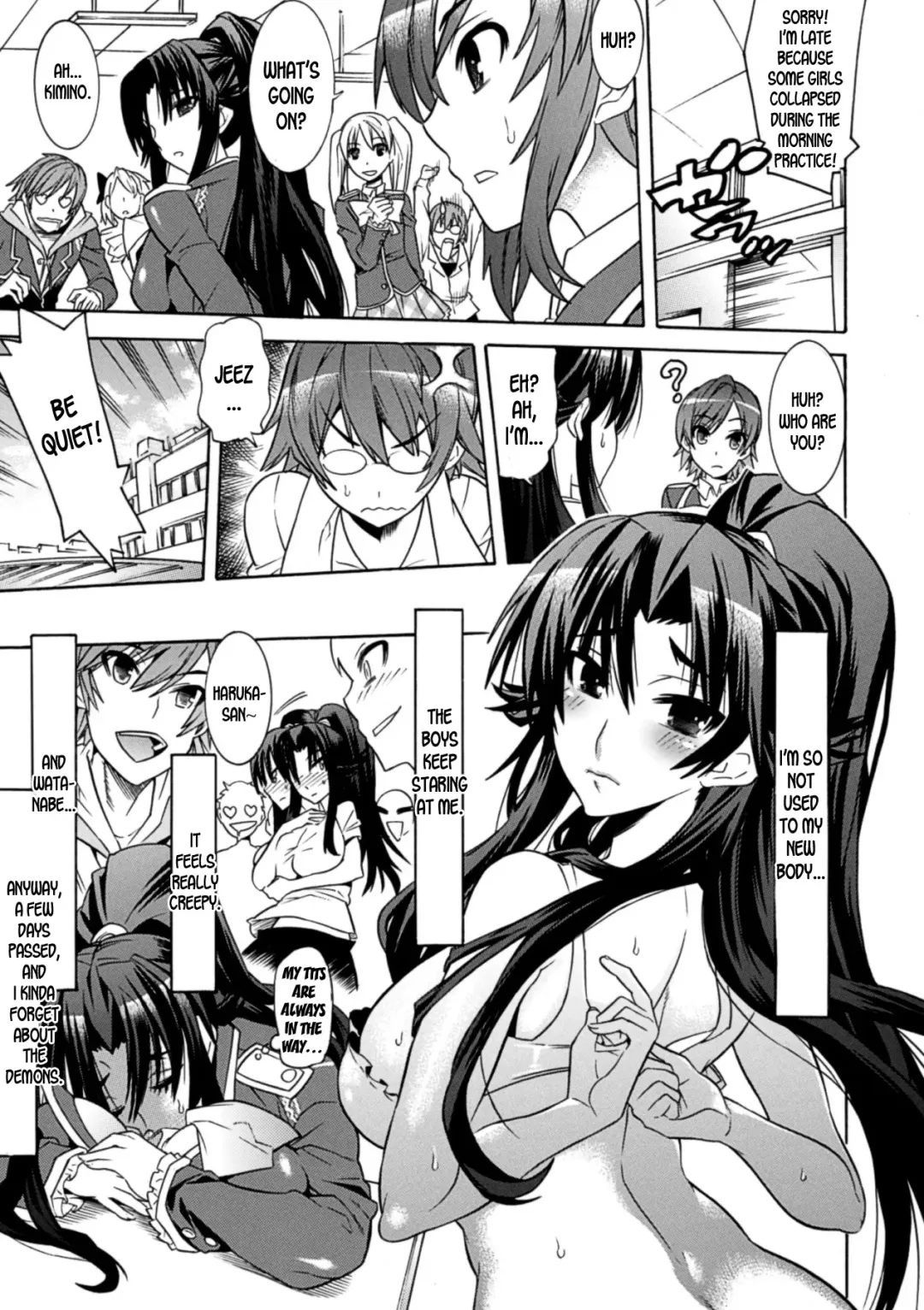 [Amaki Touri - Tendou Masae] Mezameru to Itoko o Mamoru Bishoujo Kenshi ni Natteita Etsuraku no TS Taimashi Fhentai - Page 35