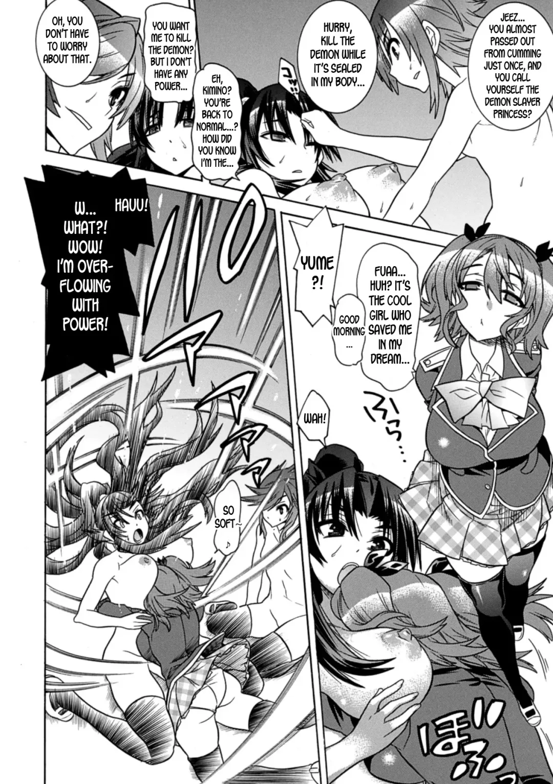 [Amaki Touri - Tendou Masae] Mezameru to Itoko o Mamoru Bishoujo Kenshi ni Natteita Etsuraku no TS Taimashi Fhentai - Page 54