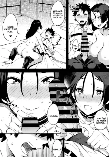 [Yosomono] Raikou Mama no Seikyouiku | Mama Raikou Sex Education Fhentai - Page 12