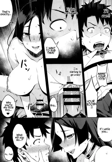 [Yosomono] Raikou Mama no Seikyouiku | Mama Raikou Sex Education Fhentai - Page 16