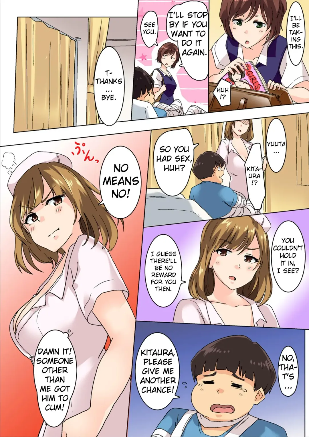 [Wakamatsu] Sundome Nurse no Monzetsu Chiryou!? Kore wa Sex de wa Naku, Ochuusha desu Fhentai - Page 25