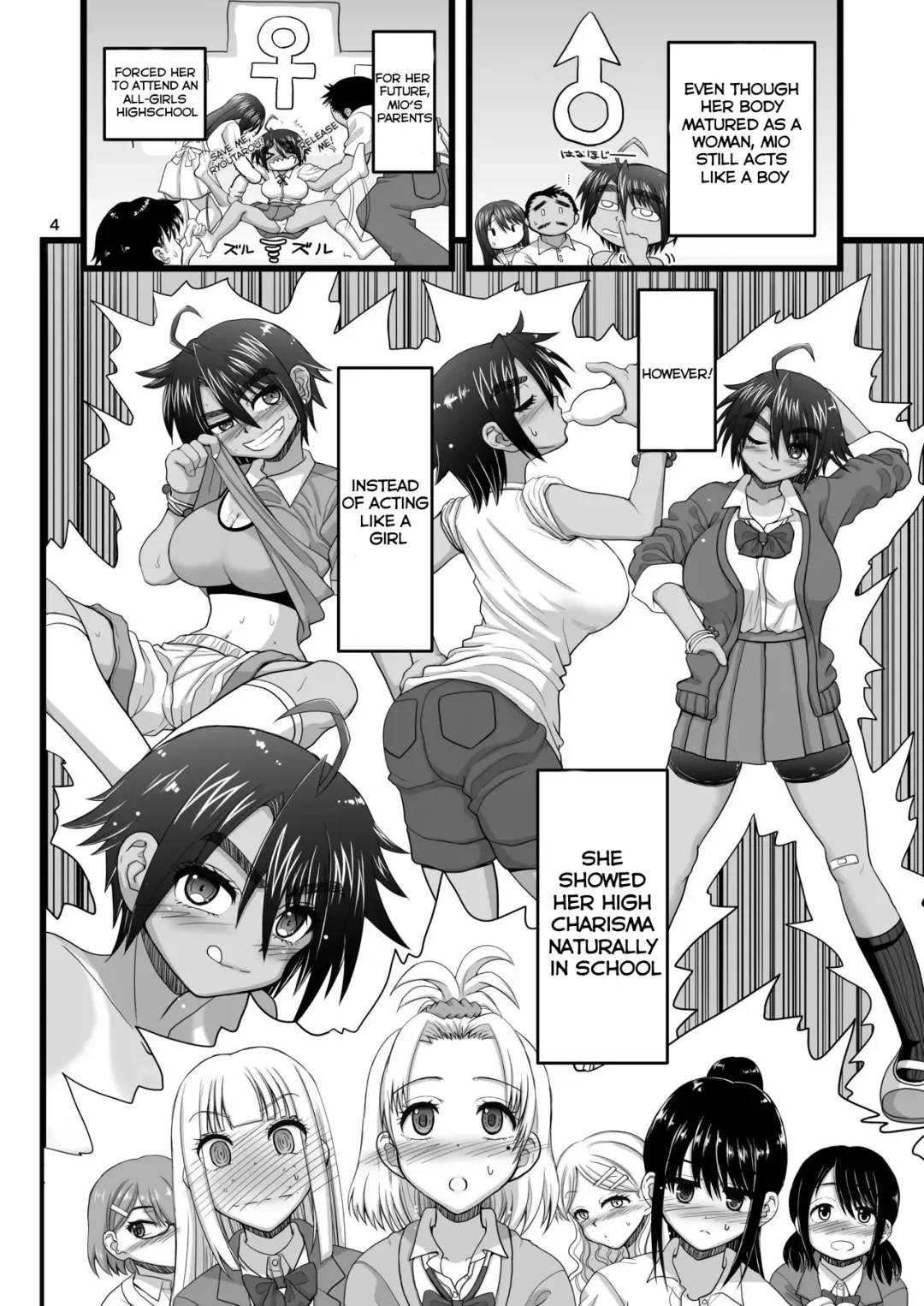 [Inaba Fuyuki] Osananajimi wa Joshikou no Ouji dakedo Ore no Mae de wa Mesu ni Naru | My childhood friend is the prince of an all-female school but she is a slut in front of me Fhentai.net - Page 4