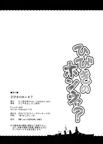 [Takoyaki] Hibiki no Honne? | Hibiki's Real Reason? Fhentai - Page 25