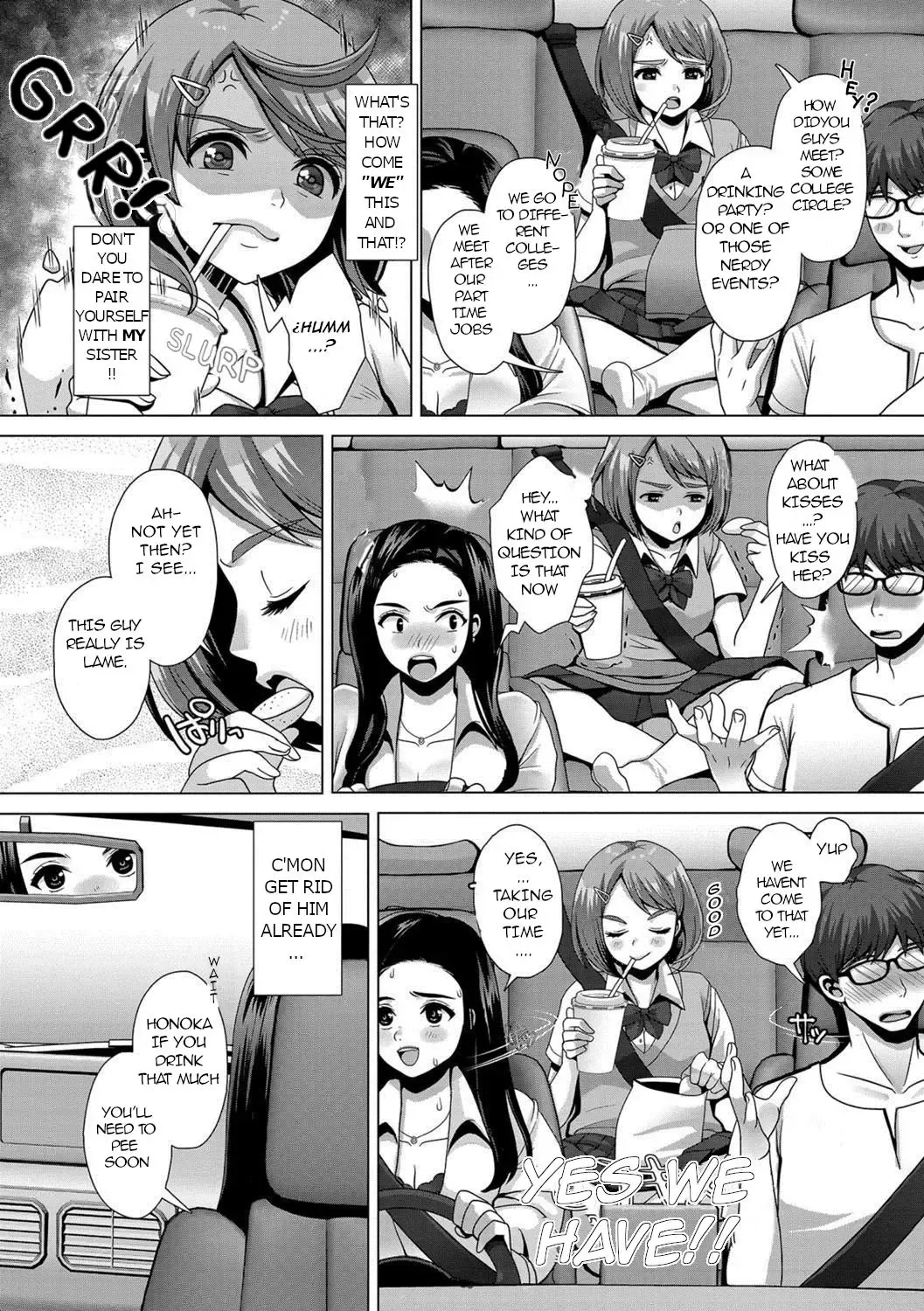 [Nanakichi] Genkai Omorashi girigiri doraibu | Tight Trip Holding it to the edge Fhentai.net - Page 2