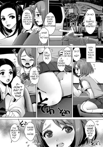 [Nanakichi] Genkai Omorashi girigiri doraibu | Tight Trip Holding it to the edge Fhentai.net - Page 4