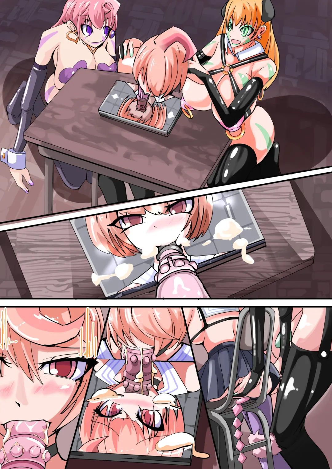 [Aruma] Futanari Dorei Gakuen-ka Keikaku 7 Fhentai - Page 53