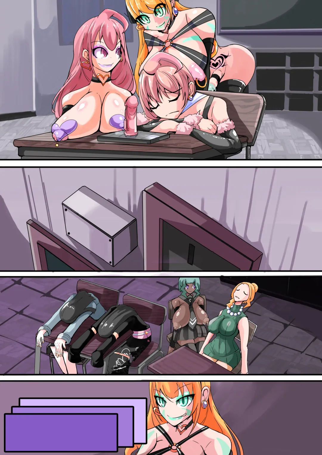 [Aruma] Futanari Dorei Gakuen-ka Keikaku 7 Fhentai - Page 55