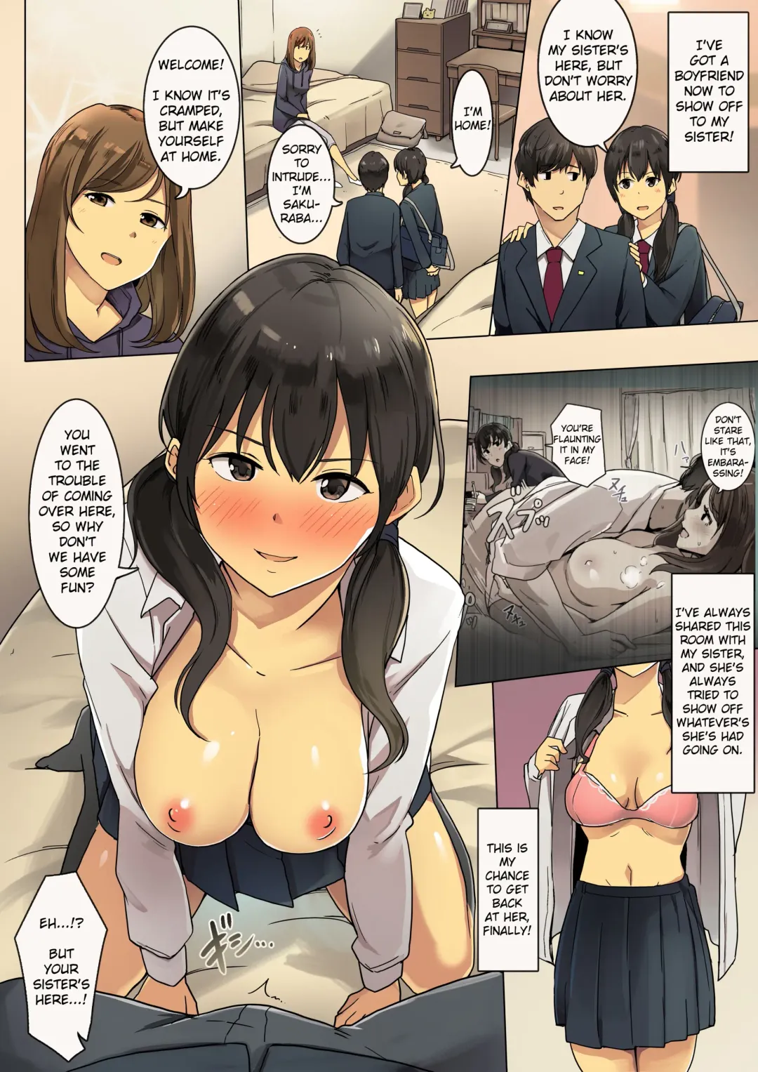 [Wakamatsu] Shimai Kyoudou no Heya - Part 2 Fhentai - Page 1