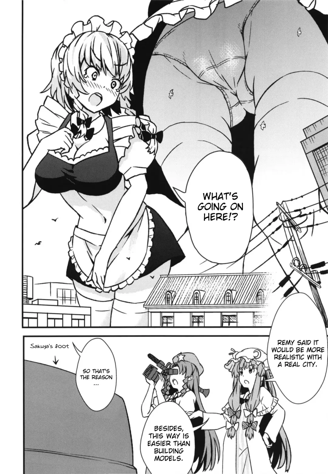 [Kuro Oolong] Mega Sakuya vs Giant Koakuma Fhentai - Page 3