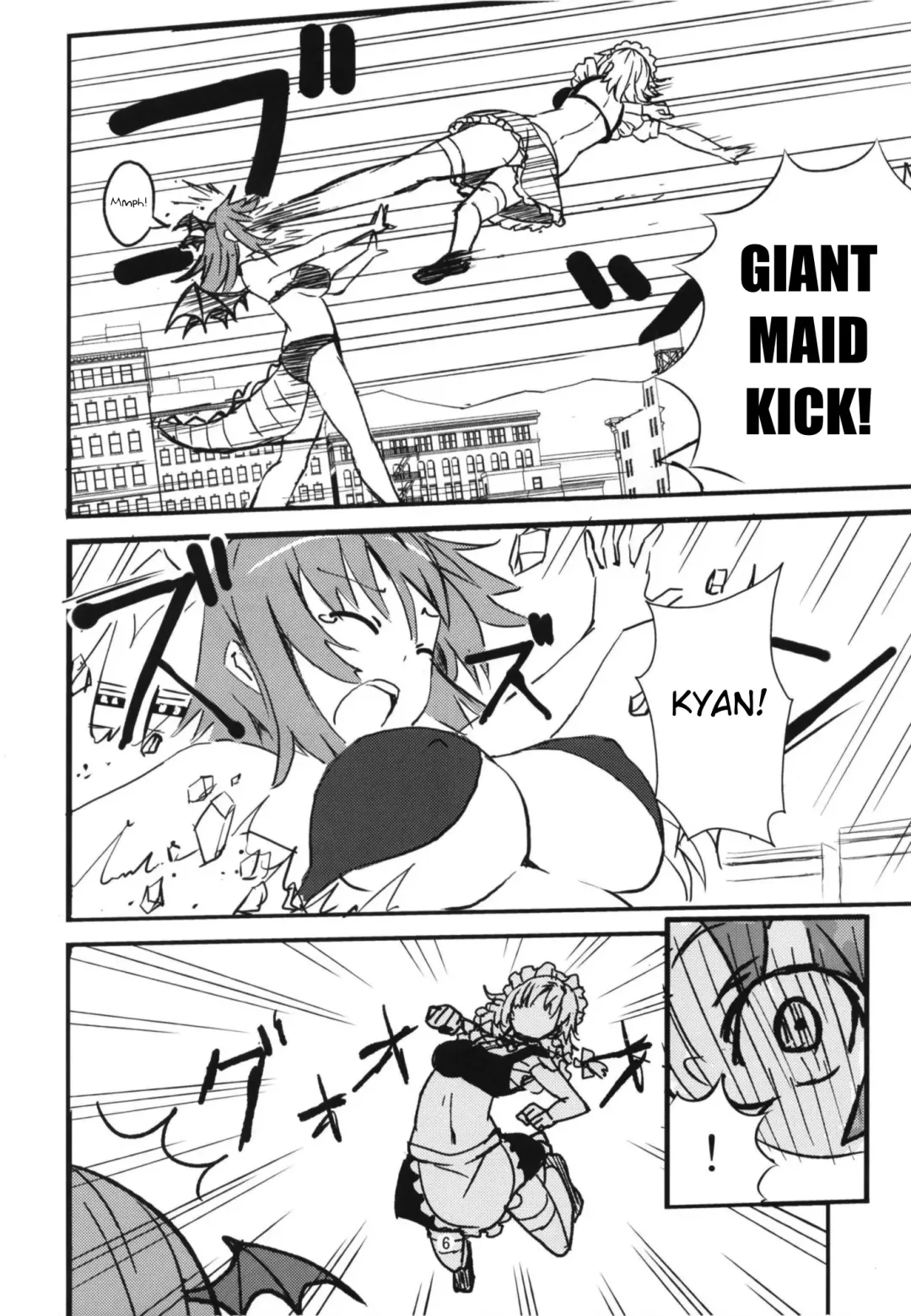 [Kuro Oolong] Mega Sakuya vs Giant Koakuma Fhentai - Page 5