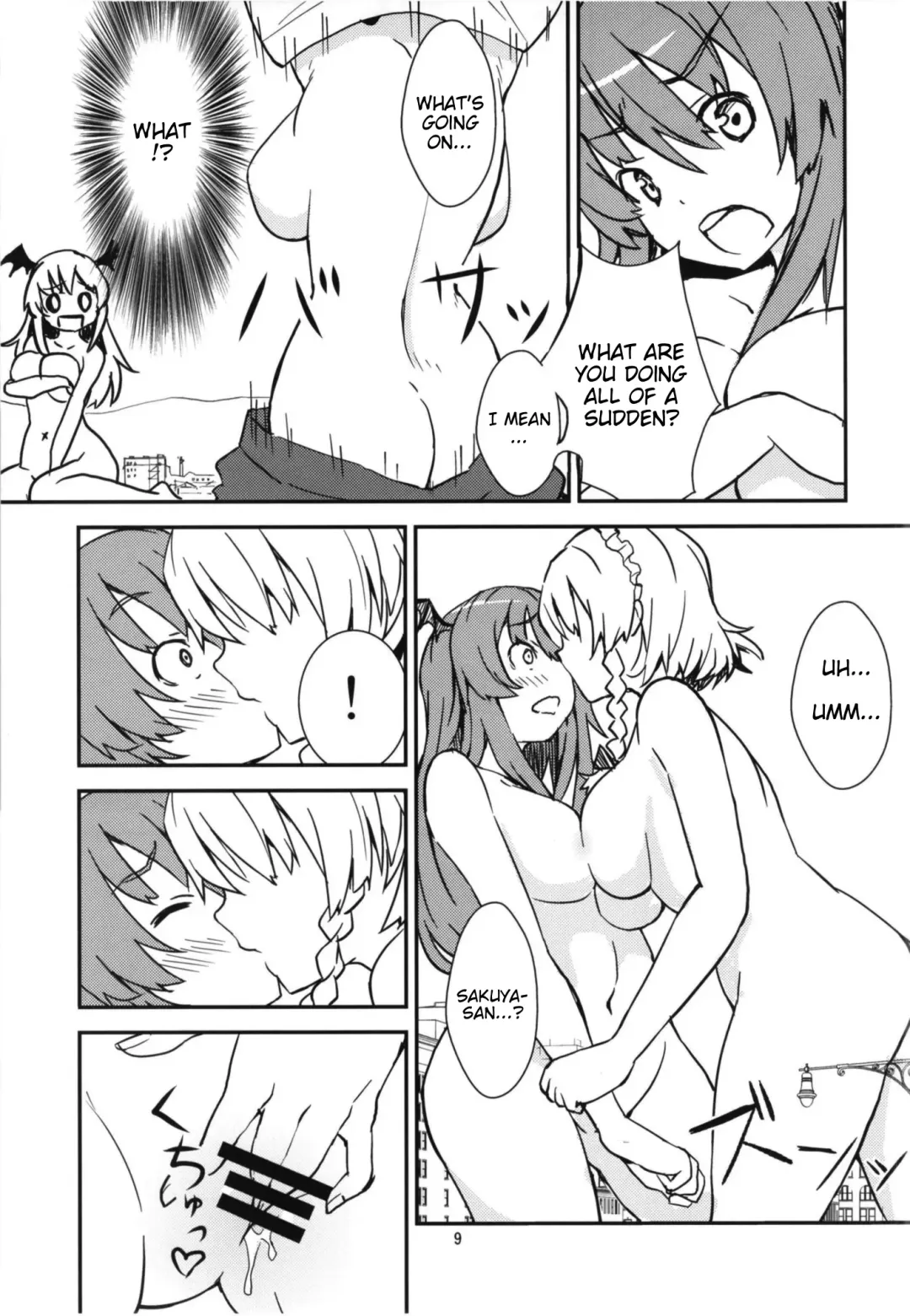 [Kuro Oolong] Mega Sakuya vs Giant Koakuma Fhentai - Page 8