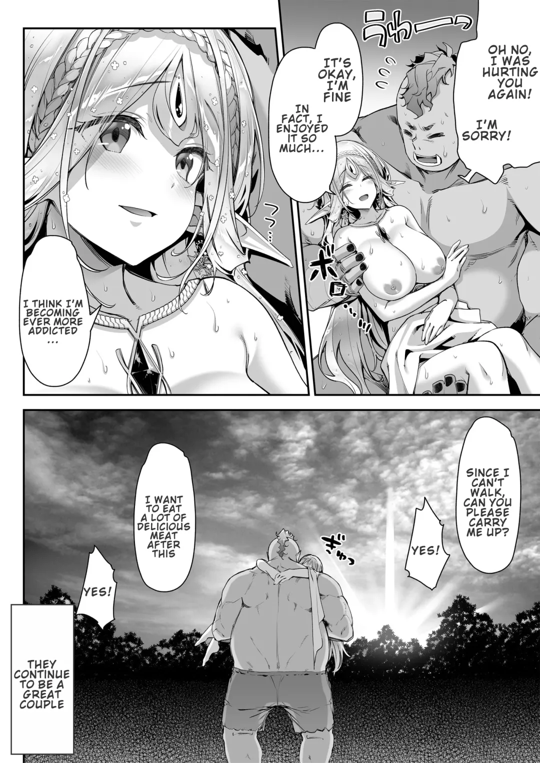 [Hakui Ami] Midara na Elf-san wa Orc-kun ga Osuki | Lewd Elf Likes Orc-kun Fhentai.net - Page 31