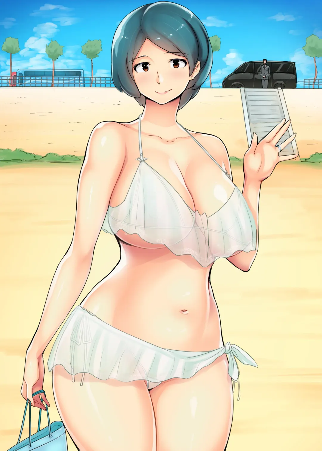 [Ao Madousi] Koukyuu Juutakugai no Hitozuma-tachi ~Chikako (Chikako) 35-sai~ Fhentai - Page 10