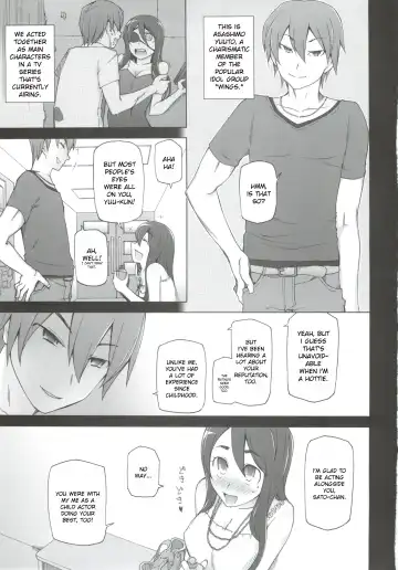 [Miito Shido] Kanojo wa Chou Yuumei Geinoujin... Soshite Boku ni Naisho de AV Joyuu Satomi-Satona Gojitsudan 2 Fhentai - Page 5