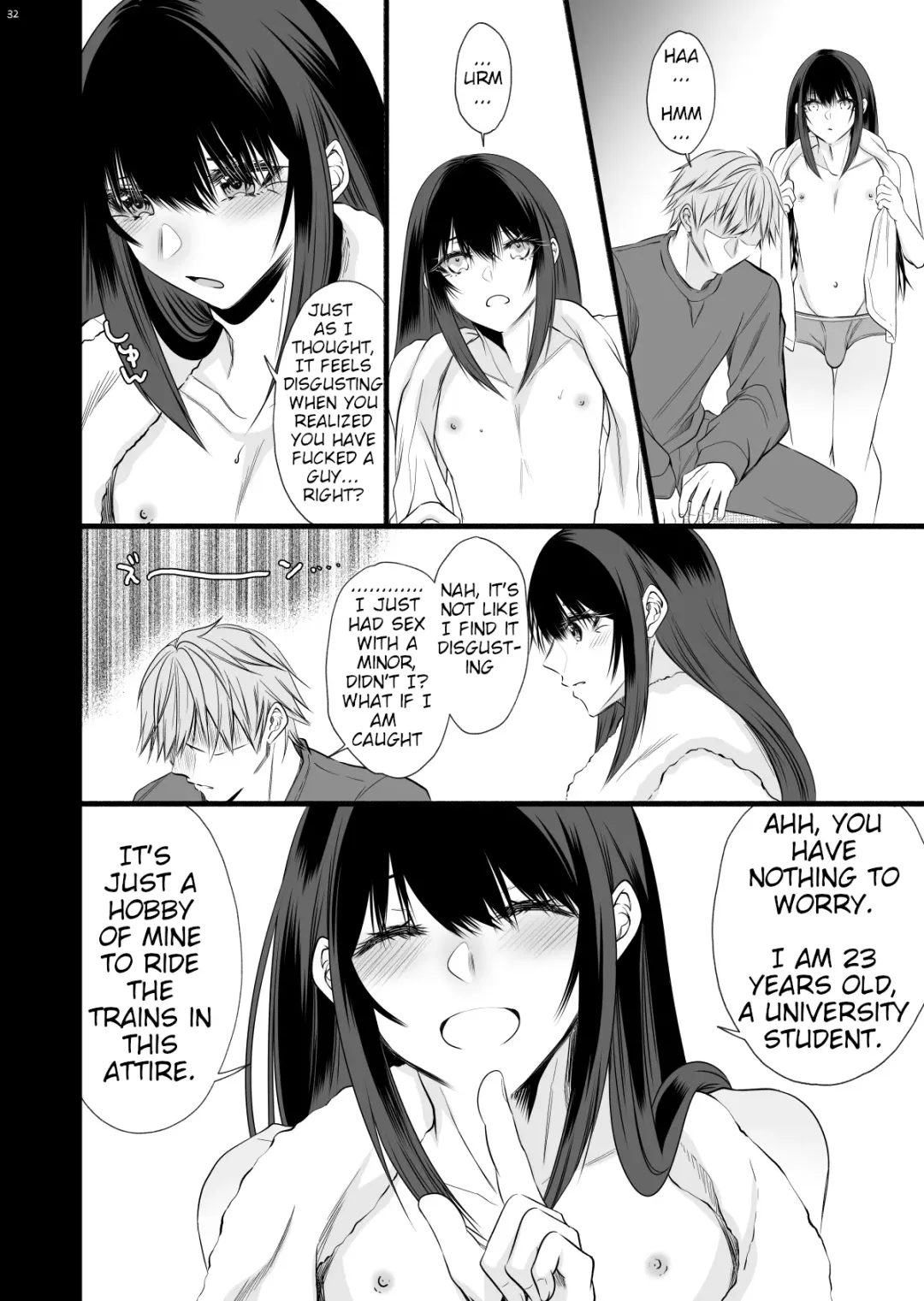 [Sisei] Densha de Mainichi Tonari ni Suwatte kuru Kawaii Ko ga Josou shita Otoko datta | The Cute Girl Who Sat Next to Me on the Train Everyday is Actually A Crossdressing Guy Fhentai - Page 30