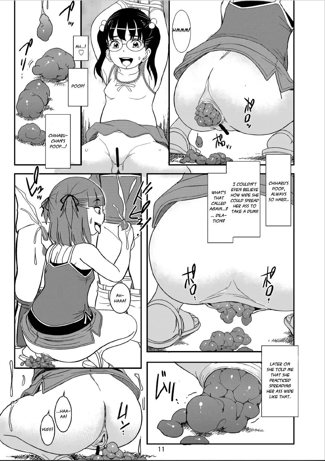 [Otokawa Kazuki] Watashi-tachi Bichibichi Bitch | We Are the Shitting Sluts Fhentai.net - Page 12