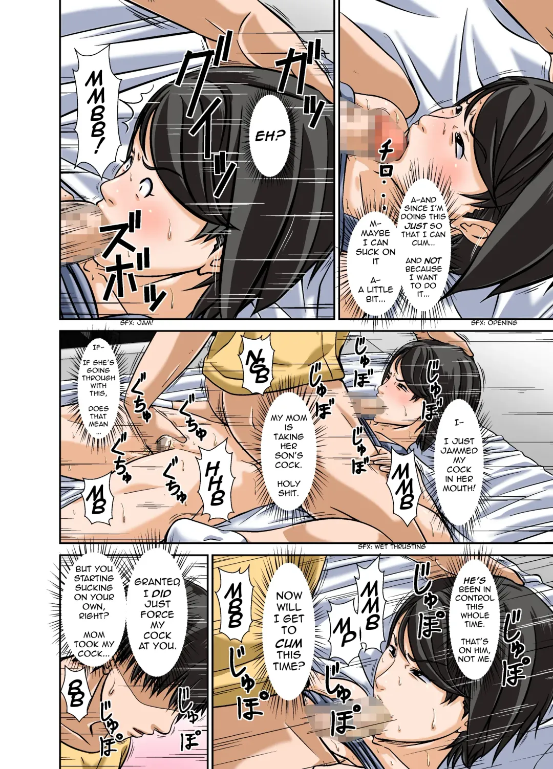 [Hoyoyo] Kora! Anta Hahaoya ni Herikutsu o Konete Nani Ecchi na Koto Shiyou to Shiteru no! | Hey! Give Your Mother One Good Reason Why You're Trying to Do Sexy Stuff to Her! Fhentai - Page 44