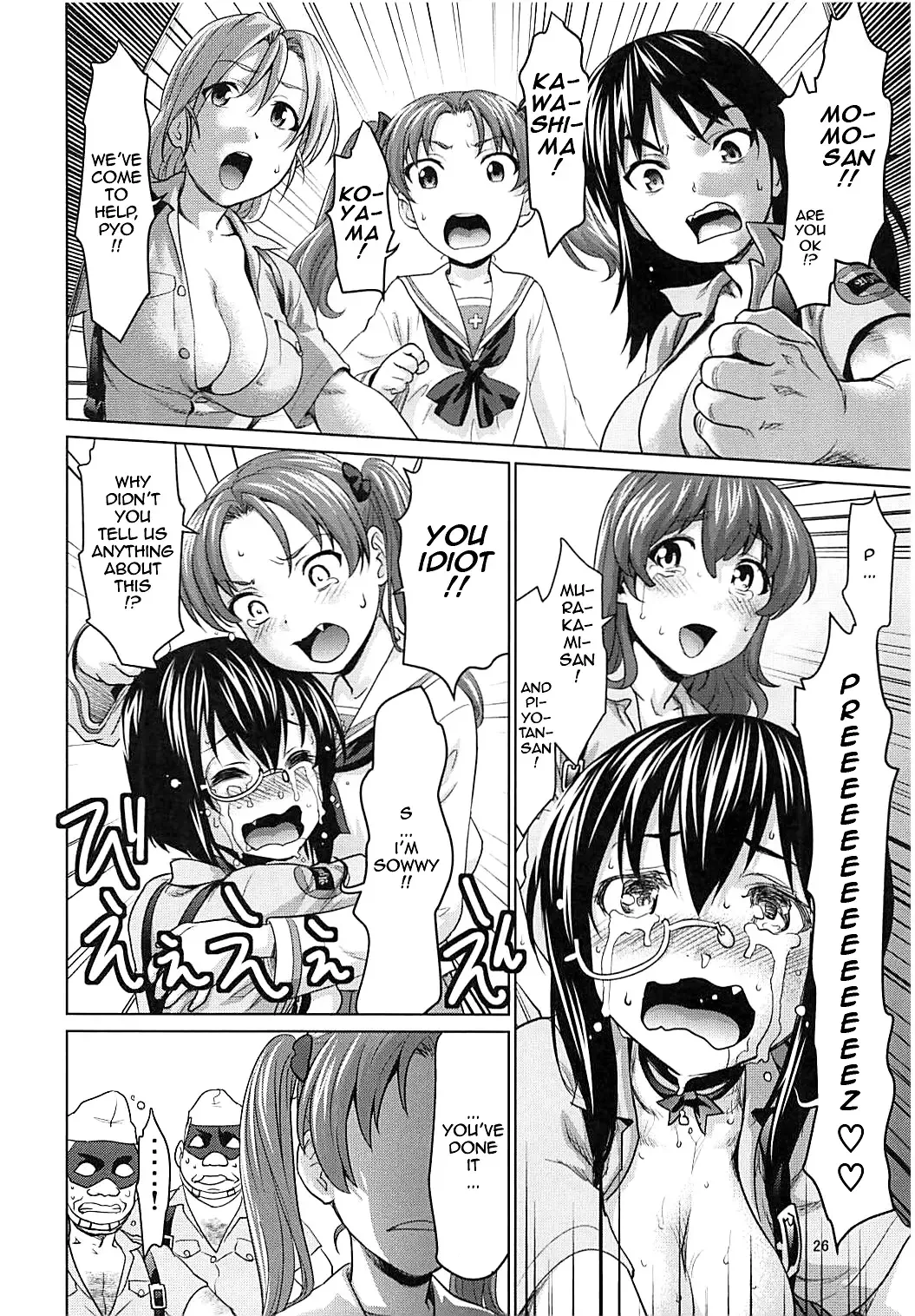 [Saida Kazuaki] Kawashima Momo to Koyama Yuzu no Sennyuu! Seishidan-kou Daisakusen | Momo Kawashima and Yuzu Koyama's Infiltration! Operation Blue Division Highschool Fhentai.net - Page 25