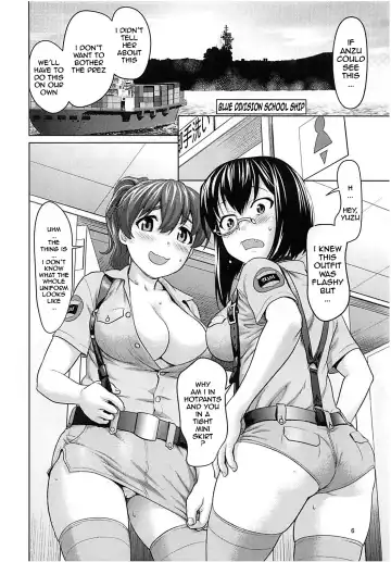 [Saida Kazuaki] Kawashima Momo to Koyama Yuzu no Sennyuu! Seishidan-kou Daisakusen | Momo Kawashima and Yuzu Koyama's Infiltration! Operation Blue Division Highschool Fhentai.net - Page 5