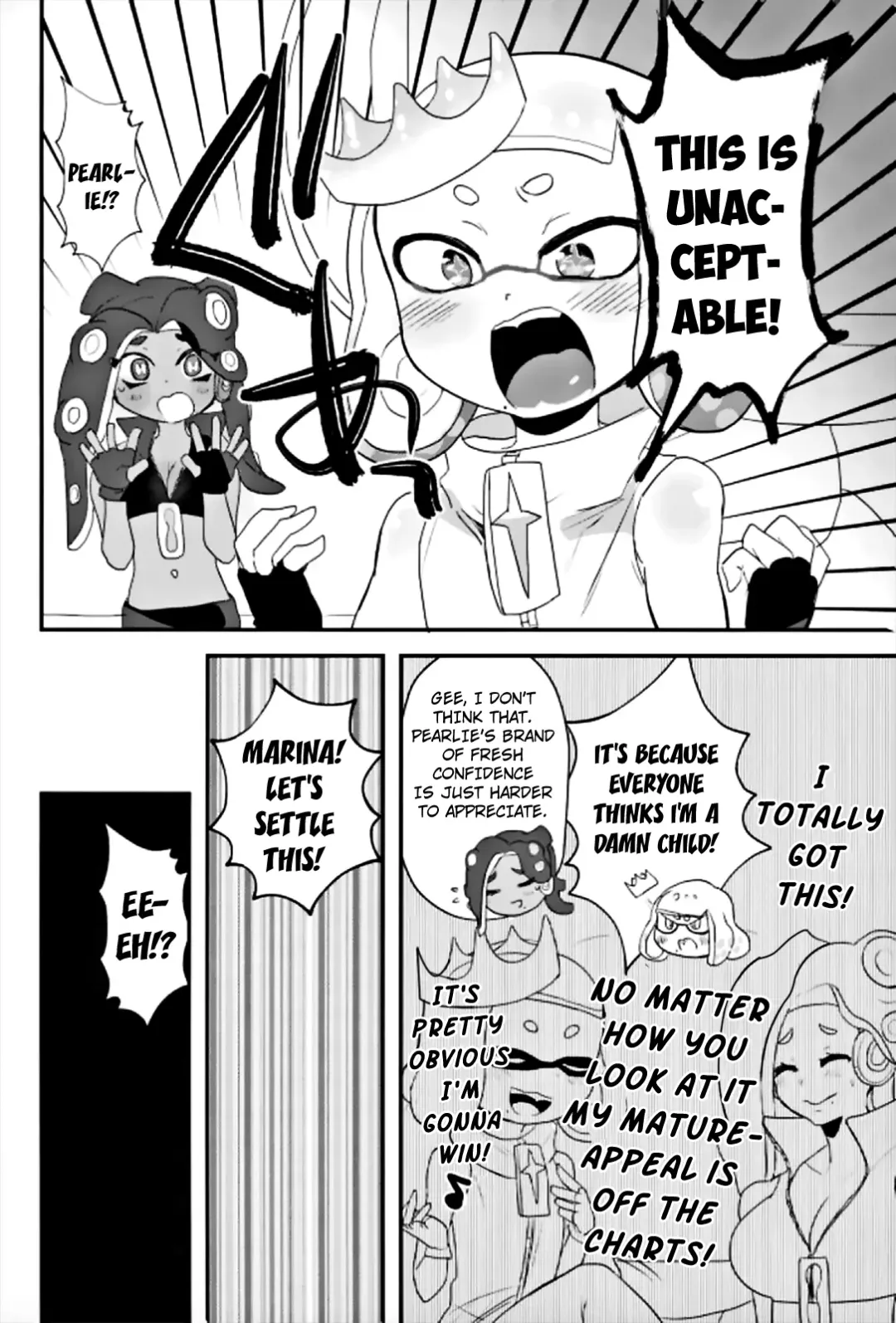 [Ronrinri Ronri] Kenshou! Ecchi ga Jouzu nano wa Hime? Iida? | Confirmation! Who's Better at Sex, Pearl? Or Marina? Fhentai - Page 3