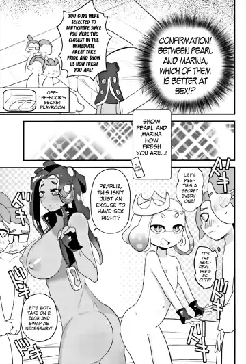 [Ronrinri Ronri] Kenshou! Ecchi ga Jouzu nano wa Hime? Iida? | Confirmation! Who's Better at Sex, Pearl? Or Marina? Fhentai - Page 4