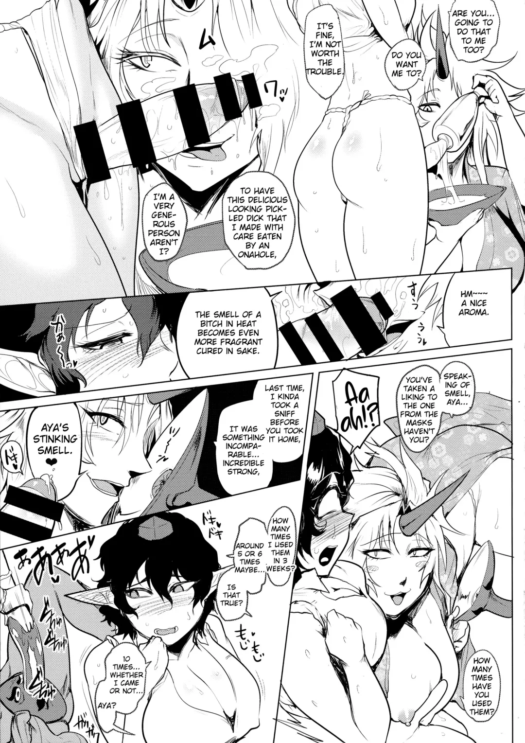 [Sagattoru] Bokkin Mukashibanashi - Oni to Tengu no Futanari Gassen Fhentai - Page 17