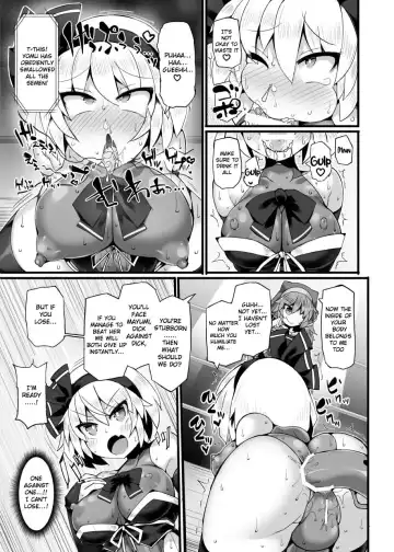 [Hisui] Gensoukyou Futanari Chinpo Wrestling Ecstasy 3 - Youmu vs Mayumi & Keiki Fhentai.net - Page 14