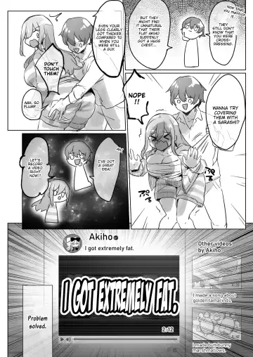 [Pokoten] Josou Haishin-nushi wa Onee-chan ni Naritai. | Crossdressing Streamer Wants to be a Big Sis. Fhentai.net - Page 38