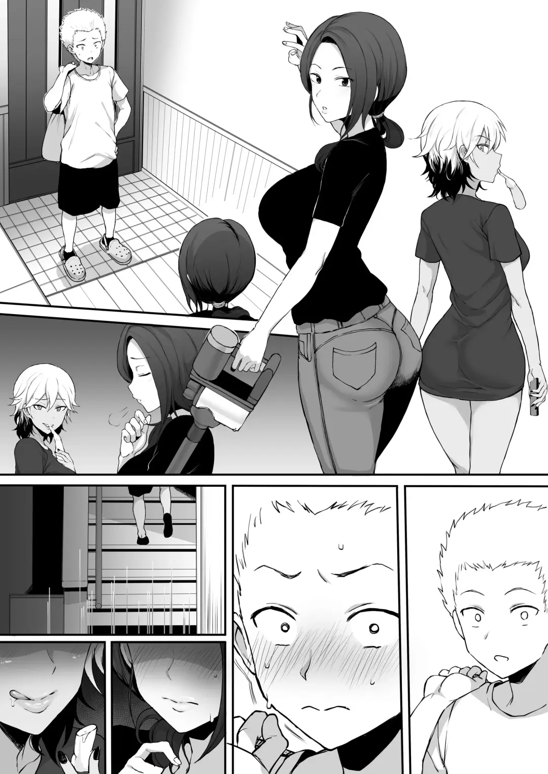 [Terasu Mc] Kokujin no Tenkousei ni Haha o NTRru 4 Kuroi DVD Fhentai.net - Page 9