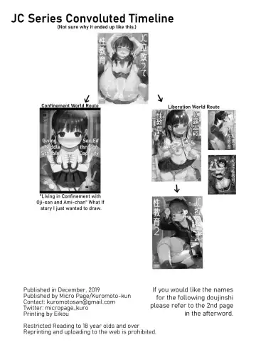 [Kuromotokun] JC Kankin de Seikyouiku | Giving a Middle Schooler Sex Ed through Captivity Fhentai - Page 3