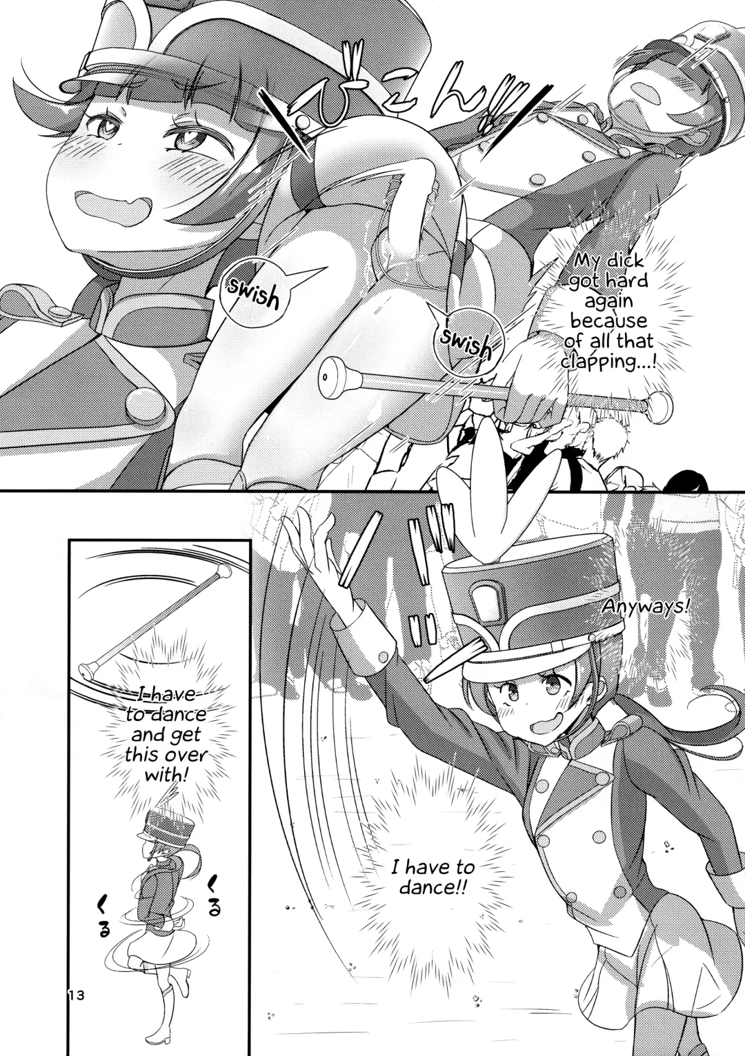 Sensei! Marching Band de "Jojisou" Shitemite! | Sensei! Try dressing up like a little girl in a Marching Band! Fhentai - Page 14