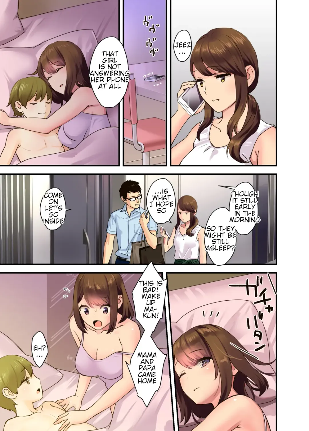 [Oshima Aki] Papa to Mama ga Inai Aida ni... | When Mama and Papa Aren't Home Fhentai - Page 35