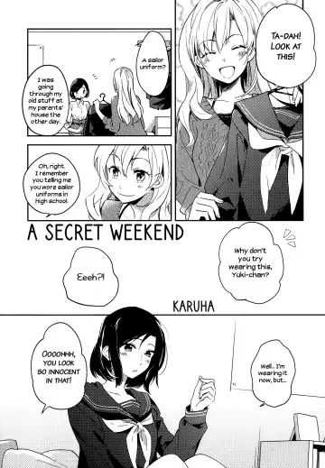 Read [Karuha] Naisho no Shuumatsu | A Secret Weekend - Fhentai.net