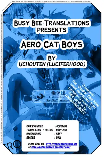 [Uchoten] AERO CAT BOYS Fhentai.net - Page 11