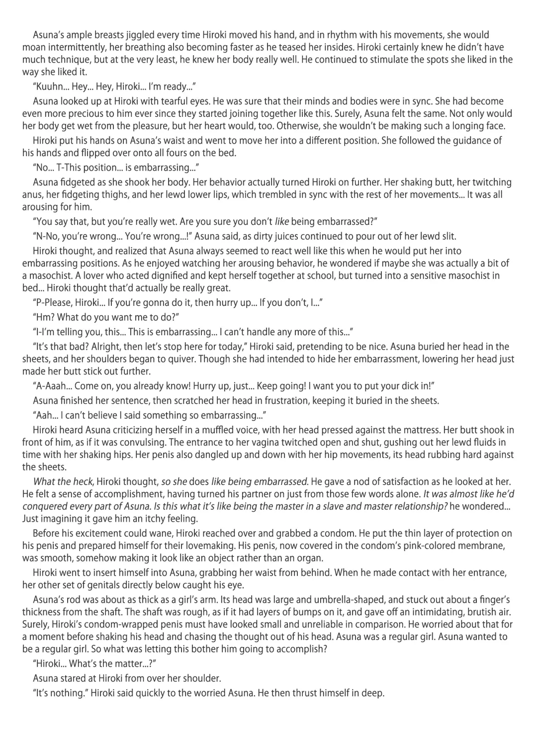 [Misakura Nankotsu] Futa Letter ~ I Believed in My Futanari Girlfriend and Sent Her to Her Uncle, Then She Got Super-addicted to his Conditioning and Sent Me Ahegao Peace Sign Videos...~ Fhentai - Page 14