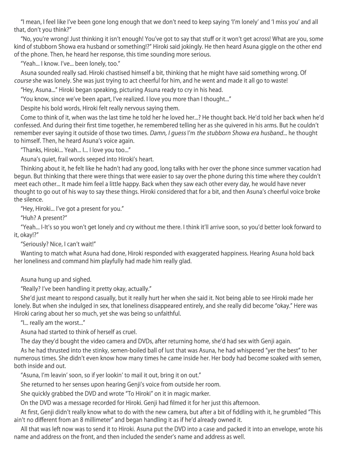 [Misakura Nankotsu] Futa Letter ~ I Believed in My Futanari Girlfriend and Sent Her to Her Uncle, Then She Got Super-addicted to his Conditioning and Sent Me Ahegao Peace Sign Videos...~ Fhentai - Page 54