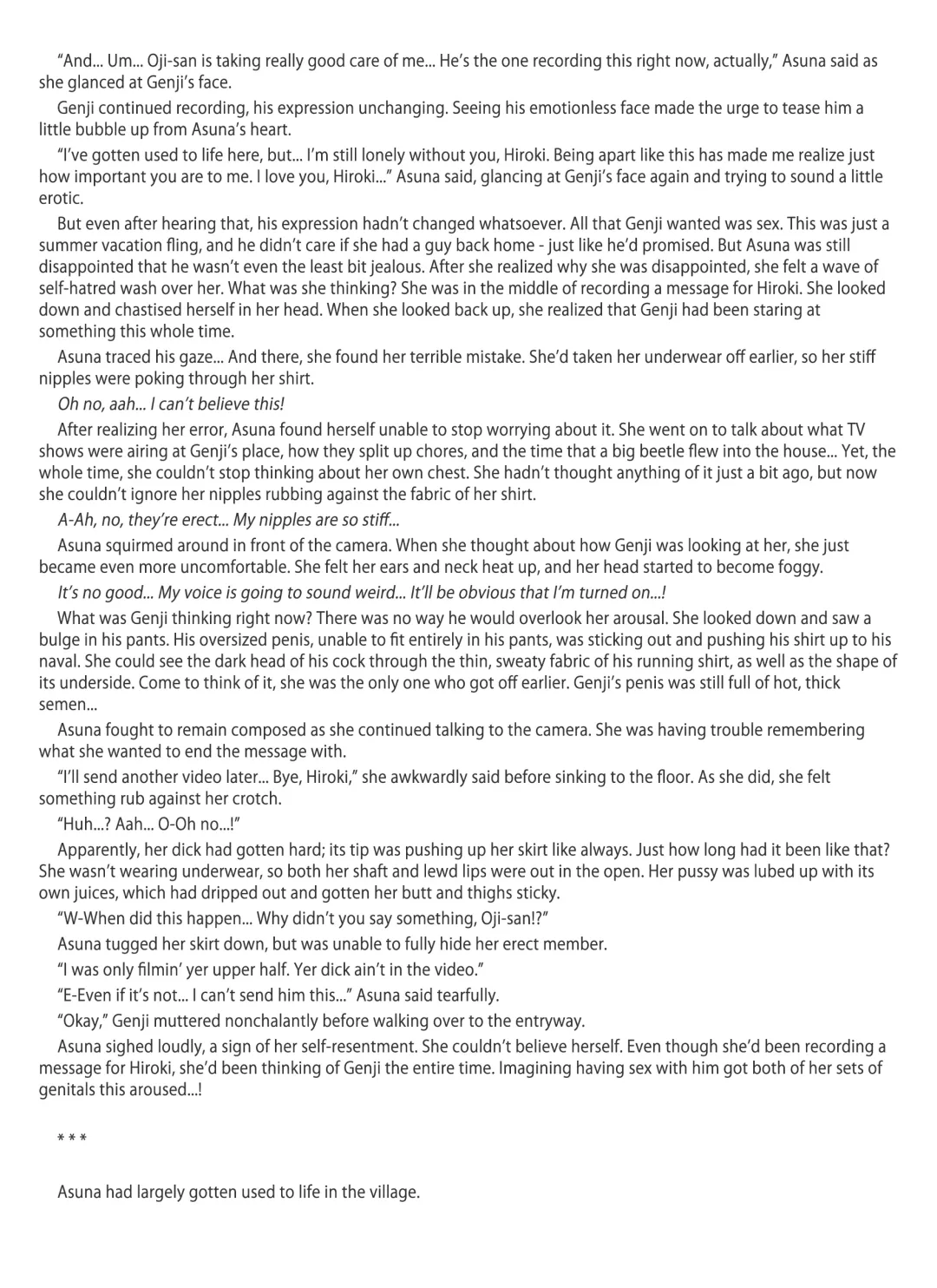 [Misakura Nankotsu] Futa Letter ~ I Believed in My Futanari Girlfriend and Sent Her to Her Uncle, Then She Got Super-addicted to his Conditioning and Sent Me Ahegao Peace Sign Videos...~ Fhentai - Page 64