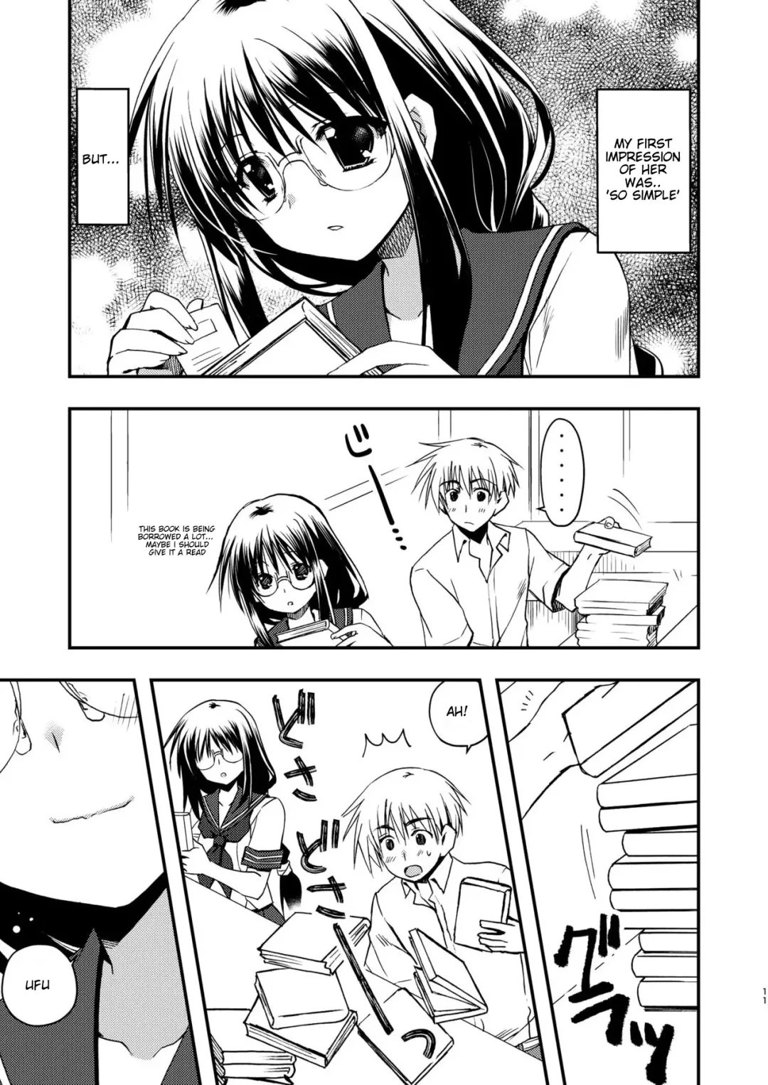 [Ryuga Syo] Toshoshitsu no Kanojo | Library Girlfriend Fhentai - Page 11