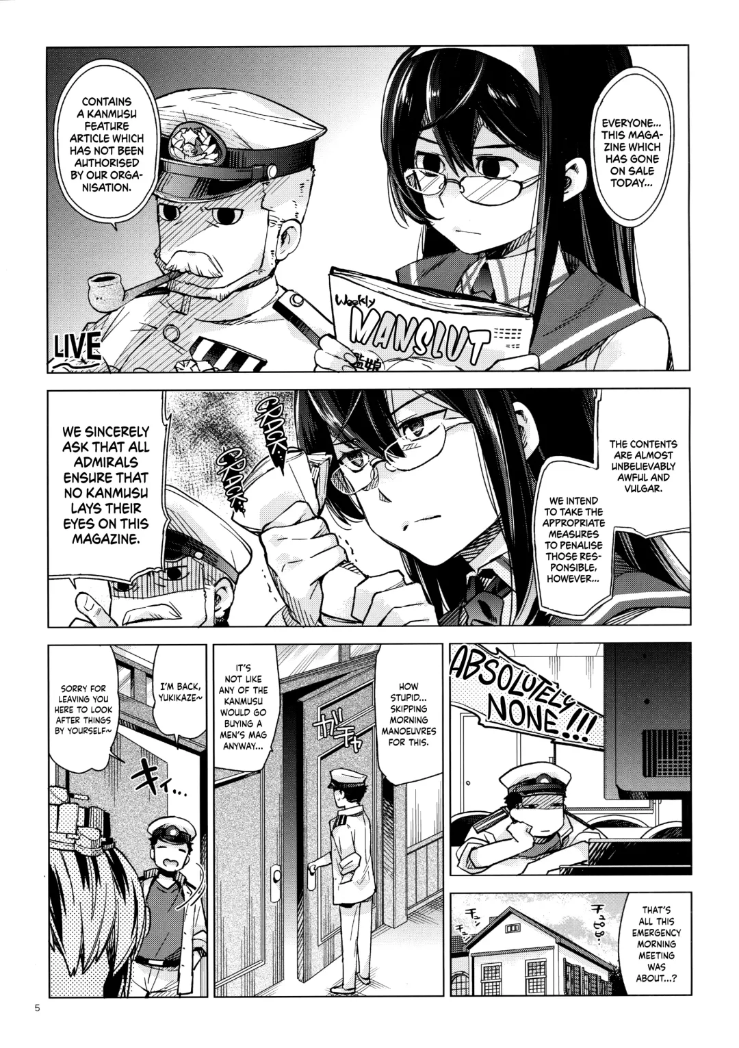 [Nyoriko] Yukikaze wa Nashi desu ka? | Is Yukikaze a No? Fhentai - Page 4
