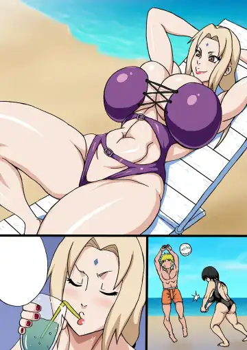[Naruhodo] Zoku Tsunade no Insuiyoku | After Tsunade's Obscene Beach Fhentai - Page 17