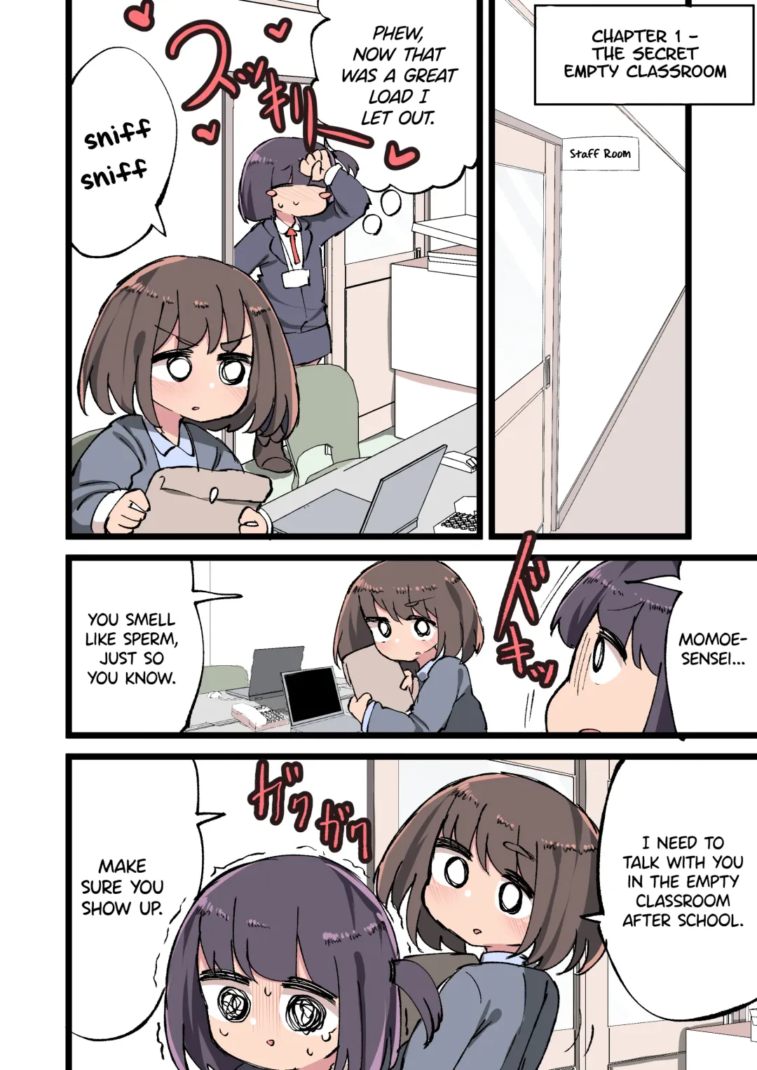 [Momomo - Momomo Gasshuukoku] Futanari Idenshi nara Mirai aru Seito o Haramasete mo Ii yo ne!? Fhentai - Page 3