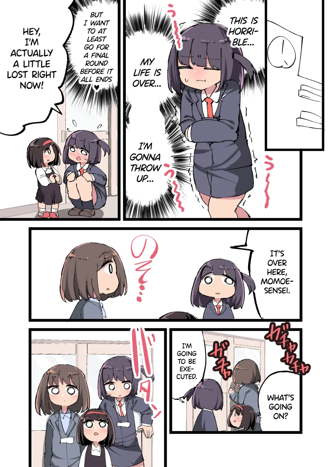 [Momomo - Momomo Gasshuukoku] Futanari Idenshi nara Mirai aru Seito o Haramasete mo Ii yo ne!? Fhentai - Page 4