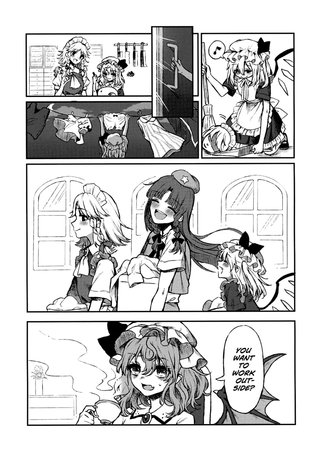 [Touya] Maid Flandre Kansatsu Nikki - Maid Flandre observation diary Fhentai - Page 4