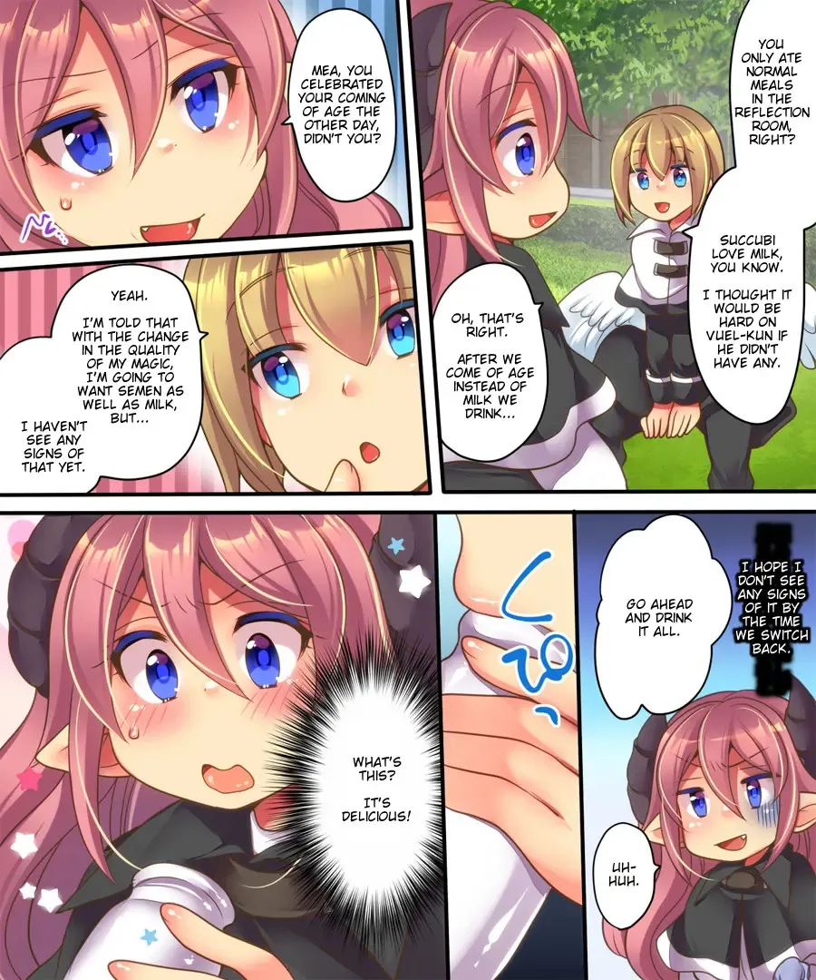 [Reitou Mikan] Soshite Tenshi-kun to Succubus-chan wa Irekawaru | Angel-kun and Succubus-chan are Swapped Fhentai - Page 12