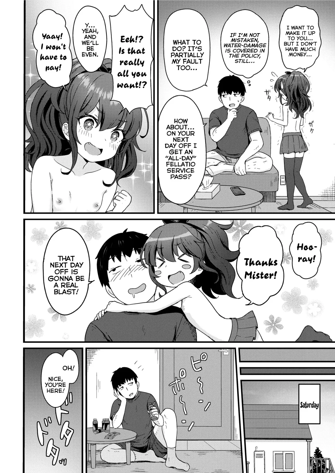 [Momosawa] Kokoa-chan no Otetsudai | Kokoa-chan's Helpful-Services Fhentai - Page 4