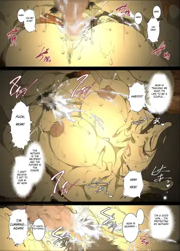 [Junk Kameyoko] Seieki Mamire no Tansu no Naka ni Tojikomerareta Zenra Oyako no Nurunuru Micchaku Kinshinsoukan Fhentai - Page 29