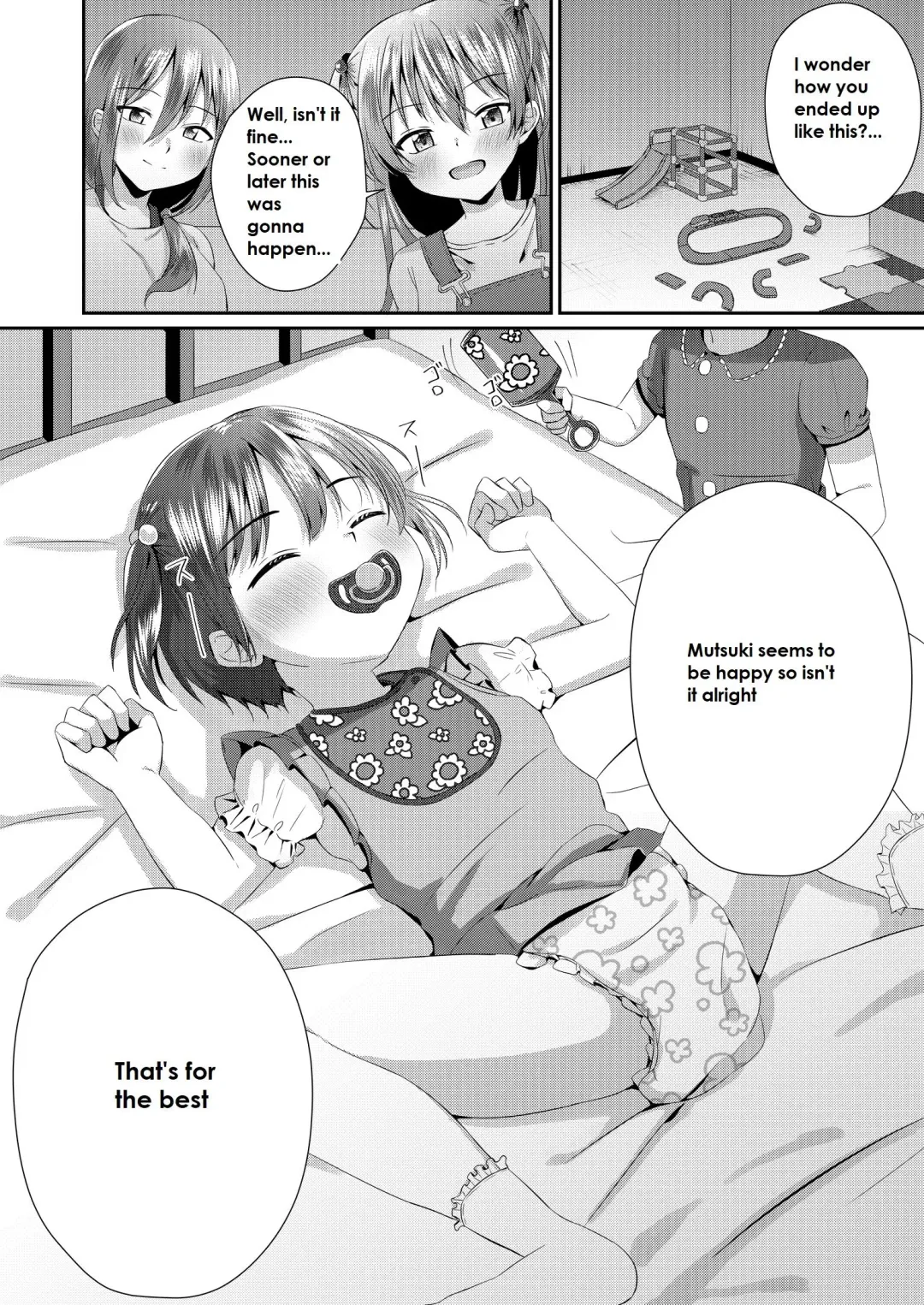 [Kosuke Poke] Onii-chan Omutsu Nuretenai? | Onii-chan, Is Your Diaper Wet? Fhentai - Page 15