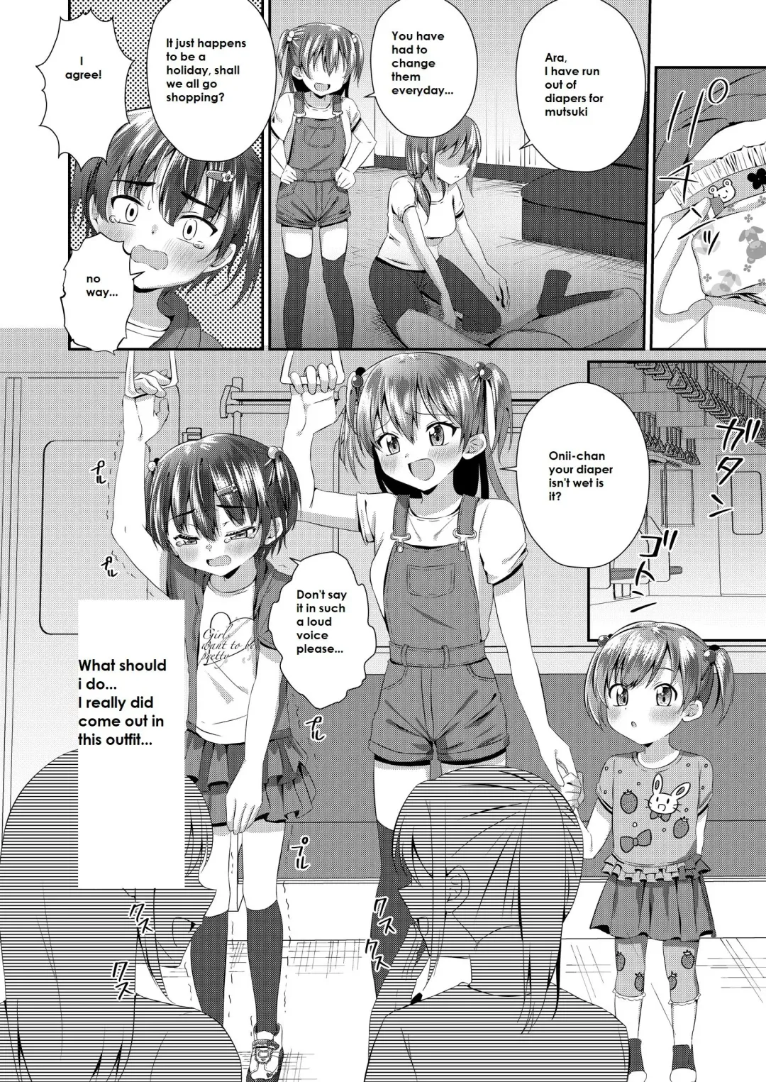 [Kosuke Poke] Onii-chan Omutsu Nuretenai? | Onii-chan, Is Your Diaper Wet? Fhentai - Page 9