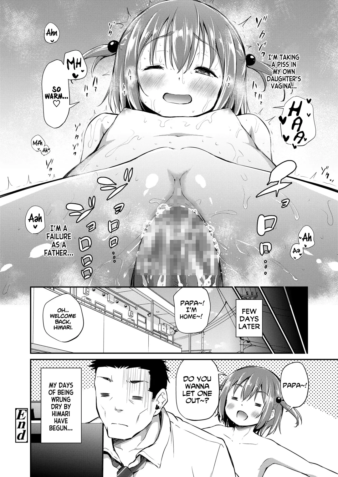[Airandou] Papa to Musume no Gimukyouiku Ecchi | Father and Daughter's Sex Education Fhentai - Page 26